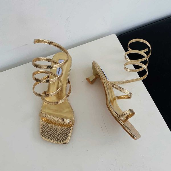 sandals 2022 new fashion gold women sandals black narrow band rome sandal gladiator summer spiral strap heeled sandals white t221209
sandals 2022 new fashion gold women sandals black narrow band rome sandal gladiator summer spiral strap heeled sandals white t221209