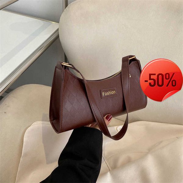 new clutch bags for women 2022 autumn simple and popular women's bag fashion armpit personality wtern casual shoulder