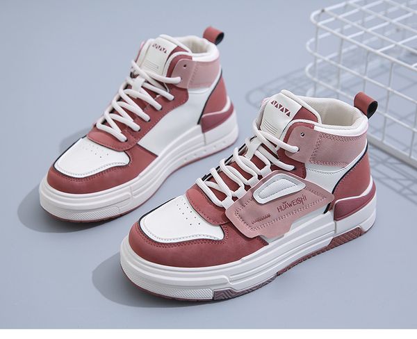 fashion small white shoes 2022 autumn and winter new thick soled casual versatile soft soled sports high women's shoes, Black
fashion small white shoes 2022 autumn and winter new thick soled casual versatile soft soled sports high women's shoes, Black