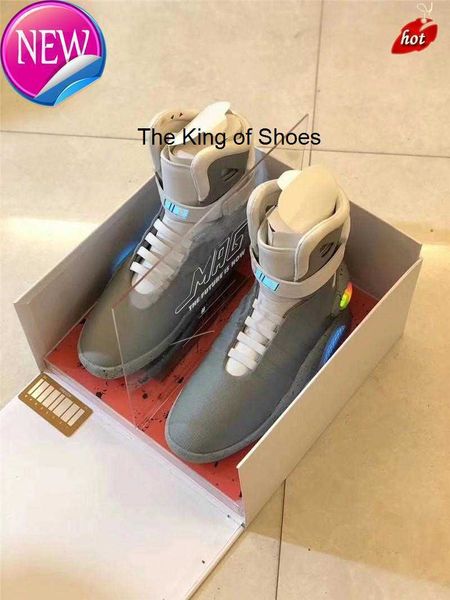 2023 2020 automatic laces air mag back to the future glow in the dark gray basketball shoes marty mcfly's led shoes lighting mags black
2023 2020 automatic laces air mag back to the future glow in the dark gray basketball shoes marty mcfly's led shoes lighting mags black