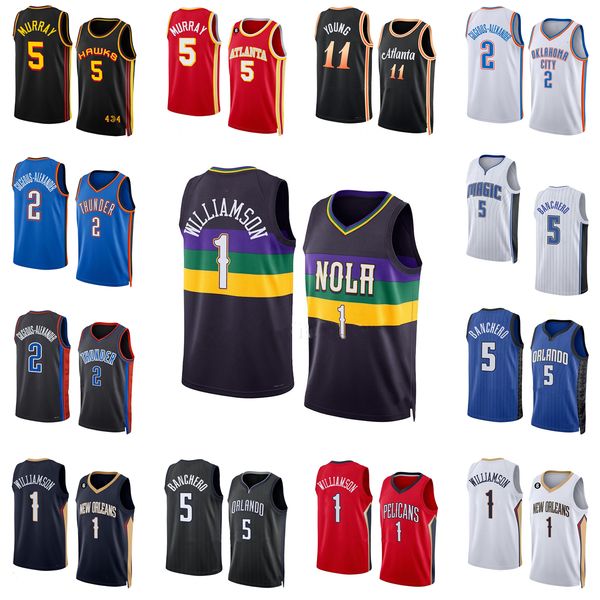 stitched 2022-23 new basketball jerseys 5 dejounte 11 trae murray young 2 shai 5 paolo 1 zion gilgeous-alexander banchero williamson, Black;red
stitched 2022-23 new basketball jerseys 5 dejounte 11 trae murray young 2 shai 5 paolo 1 zion gilgeous-alexander banchero williamson, Black;red