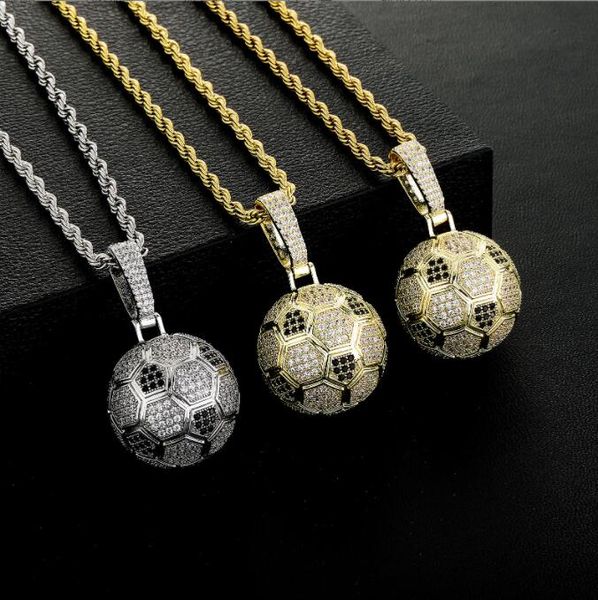 hip hop necklaces bling gold color stainless steel football ball pendants necklaces for men jewelry, Silver
hip hop necklaces bling gold color stainless steel football ball pendants necklaces for men jewelry, Silver