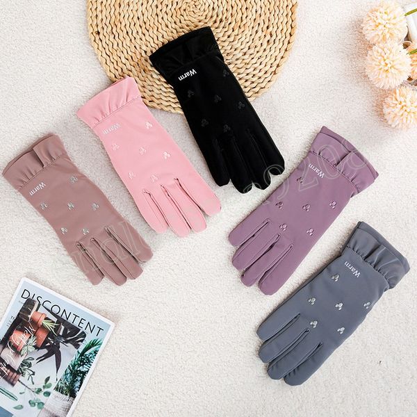women' winter touch screen gloves female bow wool velvet thickening driving warm gloves cashmere embroidery cycling glove, Blue;gray
women' winter touch screen gloves female bow wool velvet thickening driving warm gloves cashmere embroidery cycling glove, Blue;gray