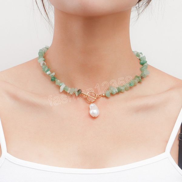 bohemian natural stone bead choker necklace handmade irregular stone necklaces ladies jewelry collar party gift female, Silver
bohemian natural stone bead choker necklace handmade irregular stone necklaces ladies jewelry collar party gift female, Silver