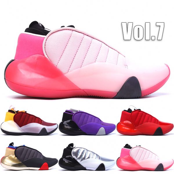 shoes harden vol. 7 gca designer 7s chrome purple black triple red pink men sneakers size 40-46, White;red
shoes harden vol. 7 gca designer 7s chrome purple black triple red pink men sneakers size 40-46, White;red