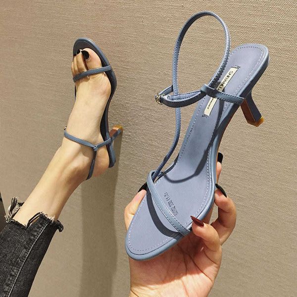 sandals women narrow band high heels modern sandals open toe simple style office leather shoes summer footwear lady sandals t221209, Black
sandals women narrow band high heels modern sandals open toe simple style office leather shoes summer footwear lady sandals t221209, Black