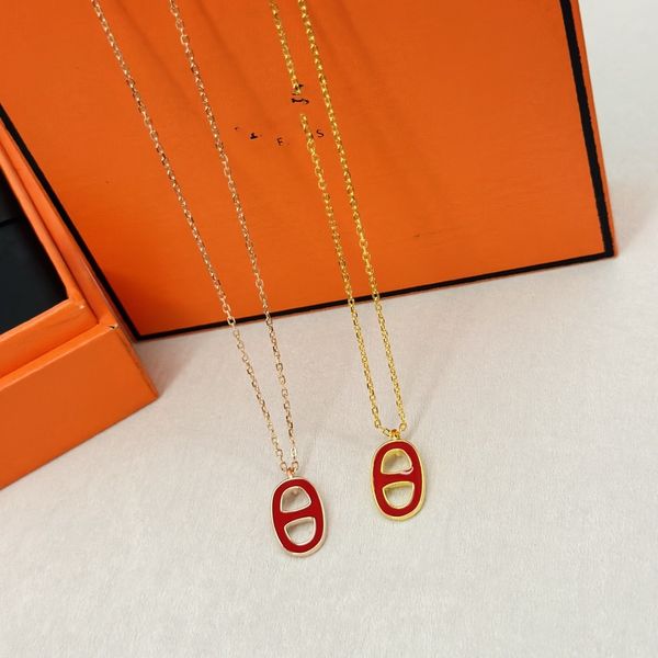 luxury pendant necklace designer sterling silver round circle hollow red bucket charm short chain collar choker for women jewelry with box p
luxury pendant necklace designer sterling silver round circle hollow red bucket charm short chain collar choker for women jewelry with box p