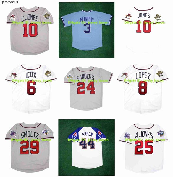 1995 world series baseball jersey chipper jones ronald acuna jr. dale murphy deion sanders greg 31 maddux hank aaron andruw jones javy lopez, Blue;black
1995 world series baseball jersey chipper jones ronald acuna jr. dale murphy deion sanders greg 31 maddux hank aaron andruw jones javy lopez, Blue;black