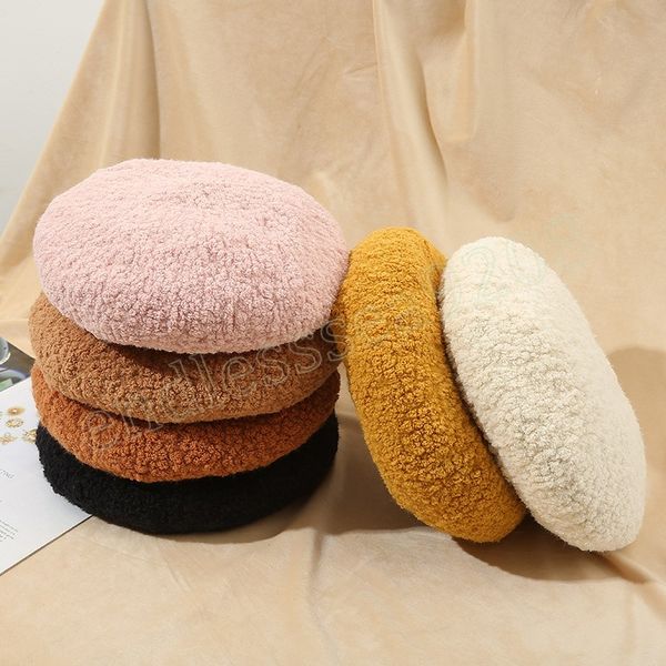solid color women lamb velvet autumn winter warm beret cap femme all-match pumpkin painter hat, Blue;gray
solid color women lamb velvet autumn winter warm beret cap femme all-match pumpkin painter hat, Blue;gray