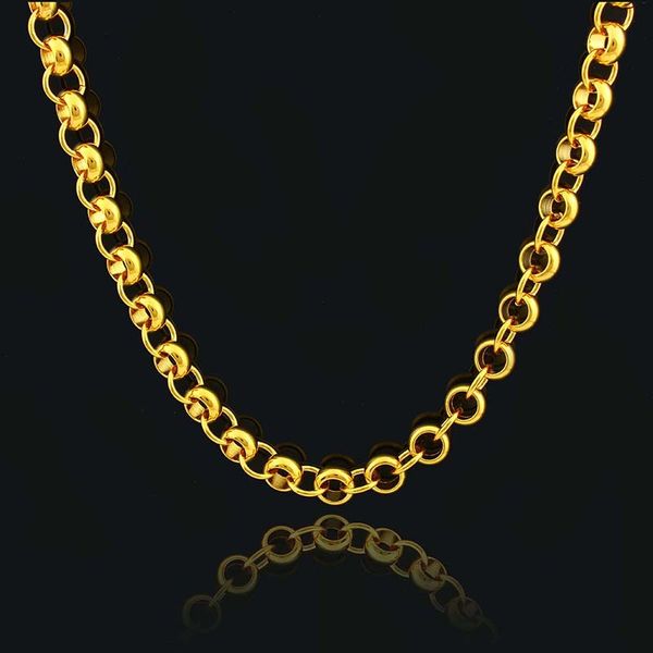 heavy chunky 24k yellow gold filled life buoy bolt ring women solid belcher necklace ornate belcher chain gift, Silver
heavy chunky 24k yellow gold filled life buoy bolt ring women solid belcher necklace ornate belcher chain gift, Silver