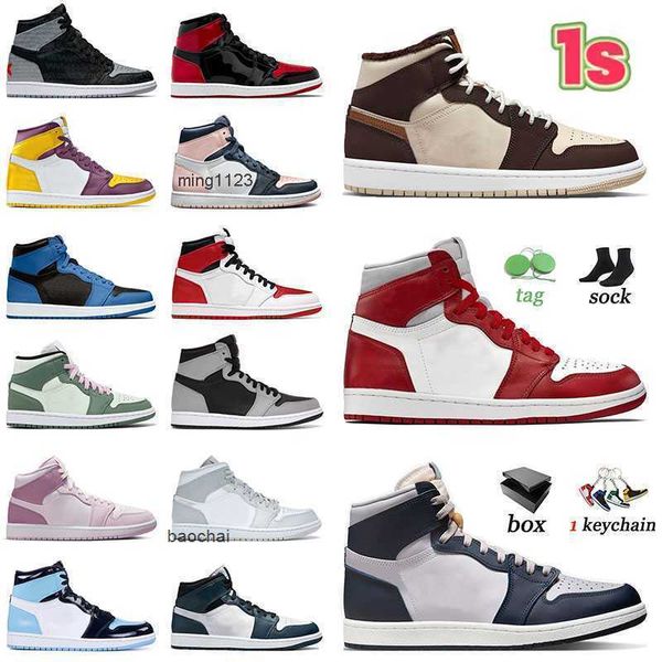 2023 casual jumpman 1 basketballs shoes rebellionaire cream dark chocolate women bred patent 1s sneakers trainers sports armory navy c17s, Black
2023 casual jumpman 1 basketballs shoes rebellionaire cream dark chocolate women bred patent 1s sneakers trainers sports armory navy c17s, Black