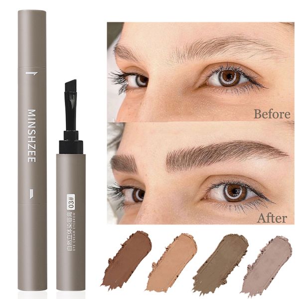 waterproof eyebrow cream pen with brush lasting not smudge lying silkworm eyeliner brown grey eyebrow pencil makeup cosmetics
waterproof eyebrow cream pen with brush lasting not smudge lying silkworm eyeliner brown grey eyebrow pencil makeup cosmetics