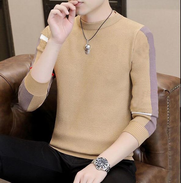 new fall winter luxury designer sweater men streetwear classic plaid knitted pullover superior quality male keep warm knitwear, White;black
new fall winter luxury designer sweater men streetwear classic plaid knitted pullover superior quality male keep warm knitwear, White;black
