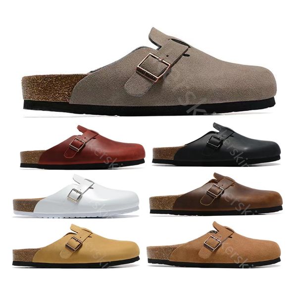 2022 designer sandals boston casual shoes clogs cork flat slippers fashion leather slide outdoor beach sandals 35-46, Black
2022 designer sandals boston casual shoes clogs cork flat slippers fashion leather slide outdoor beach sandals 35-46, Black