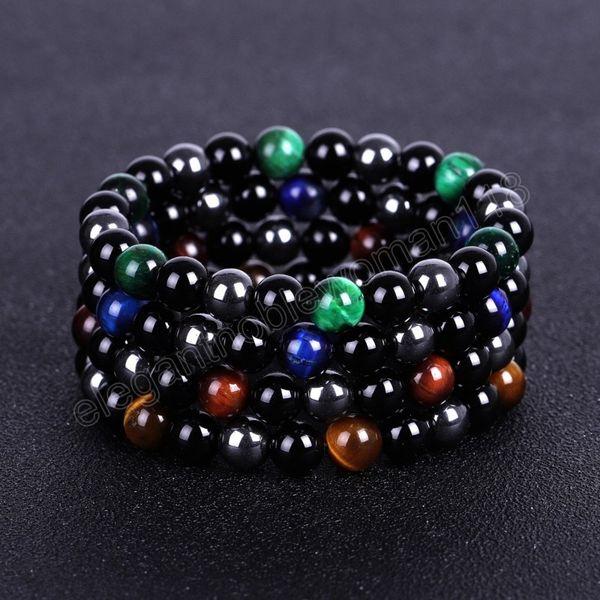 natural stone strand bracelet round ball energy bracelet tiger eye black agates hematite reiki healing beaded bracelets men, Golden;silver
natural stone strand bracelet round ball energy bracelet tiger eye black agates hematite reiki healing beaded bracelets men, Golden;silver