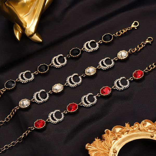 luxury steel seal chain bracelet fashion woman multicolor gemstone bracelets designer love bracelet couple premium jewelry classic design ac, Black
luxury steel seal chain bracelet fashion woman multicolor gemstone bracelets designer love bracelet couple premium jewelry classic design ac, Black