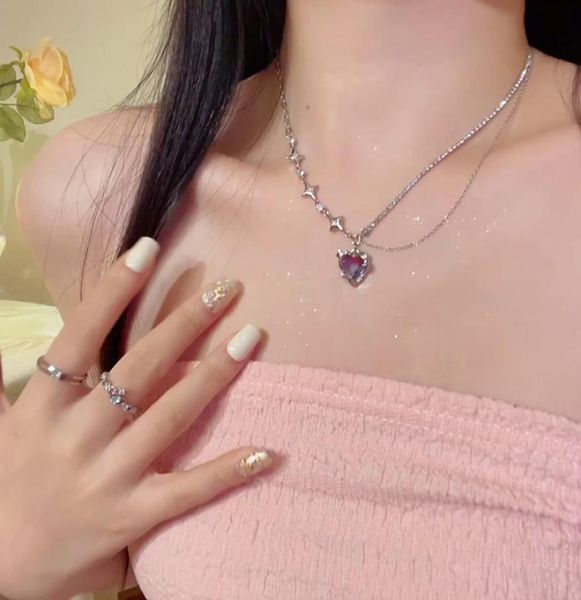 10year factory whole s925 silverpurple zircon necklace for lovers039 gifts come with dust bag2053537, Silver
10year factory whole s925 silverpurple zircon necklace for lovers039 gifts come with dust bag2053537, Silver