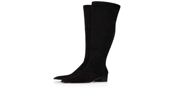 with box women shoes luxury designer brand boots overtheknee boot sophisticated redbotto gazellou chunky heel almond shape toes 2932584, Black
with box women shoes luxury designer brand boots overtheknee boot sophisticated redbotto gazellou chunky heel almond shape toes 2932584, Black