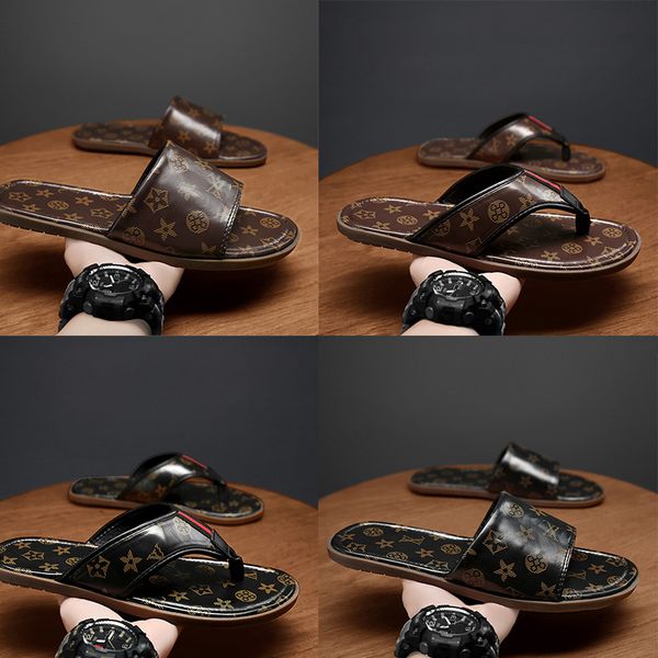 luxury brand mens flip flops slippers genuine leather rubber solid color home indoor four seasons non-slip ssoft bottom comfortable beach sa, Black
luxury brand mens flip flops slippers genuine leather rubber solid color home indoor four seasons non-slip ssoft bottom comfortable beach sa, Black