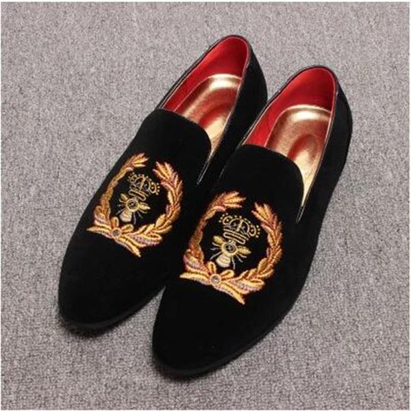 promotion spring men velvet loafers party wedding shoes europe style embroidered black velvet slippers driving moccasins 425268e
promotion spring men velvet loafers party wedding shoes europe style embroidered black velvet slippers driving moccasins 425268e