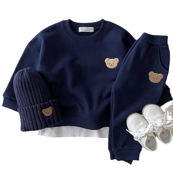 fashion toddler baby boys girls fall clothes sets baby girl clothing set kids sports bear sweatshirt pants 2pcs suits outfits, White
fashion toddler baby boys girls fall clothes sets baby girl clothing set kids sports bear sweatshirt pants 2pcs suits outfits, White