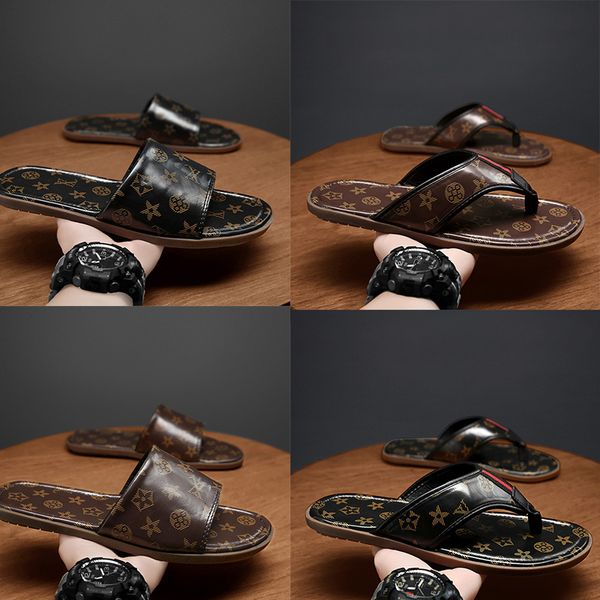 luxury brand mens flip flops slippers genuine leather patterned brocade home indoor four seasons non-slip ssoft bottom comfortable beach san, Black
luxury brand mens flip flops slippers genuine leather patterned brocade home indoor four seasons non-slip ssoft bottom comfortable beach san, Black