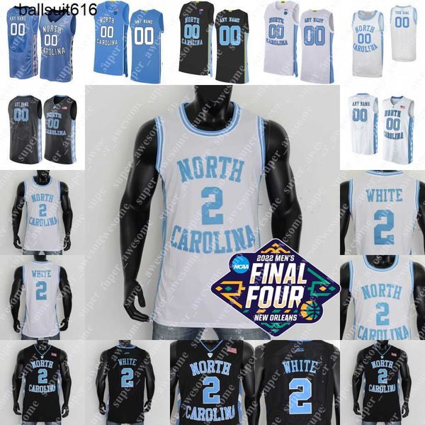 unc north carolina tar heels basketball jersey armando bacot pete nance leaky black r.j. davis caleb love seth trimble d'marco dunn puf, Black;red