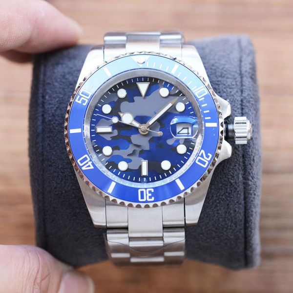 Men's watch submarine color round dial 40mm stainless steel 904L scratch resistant blue crystal waterproof folding safety buckle Montre De Luxe
Men's watch submarine color round dial 40mm stainless steel 904L scratch resistant blue crystal waterproof folding safety buckle Montre De Luxe
