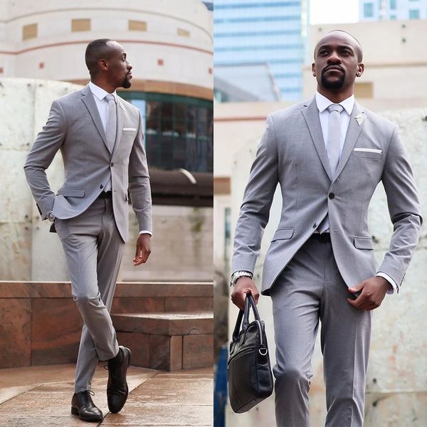 gray men suit 2 pieces slim fit tailor-made jacket pants single breasted fashion wedding groom work wear causal prom tailored, Black;gray
gray men suit 2 pieces slim fit tailor-made jacket pants single breasted fashion wedding groom work wear causal prom tailored, Black;gray