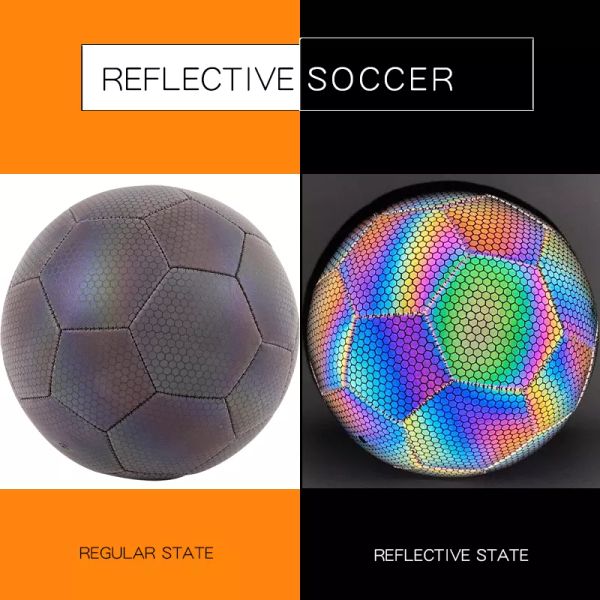 drop ship holographic reflective glowing soccer ball glow in the dark football balls with custom logo and size309j
drop ship holographic reflective glowing soccer ball glow in the dark football balls with custom logo and size309j