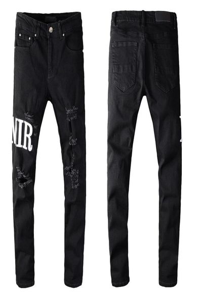 brand straight distressed jeans motorcycle ripped holes black color mens jean casual slim fit letter printed denim pants 100 1366631, Blue
brand straight distressed jeans motorcycle ripped holes black color mens jean casual slim fit letter printed denim pants 100 1366631, Blue