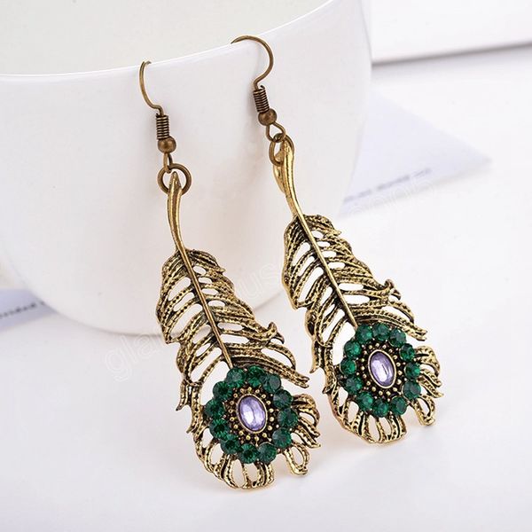 vintage gold color leaf alloy dangle earrings orecchini hangers green crystal fashion jewelry bohemia wedding earrings, Silver
vintage gold color leaf alloy dangle earrings orecchini hangers green crystal fashion jewelry bohemia wedding earrings, Silver