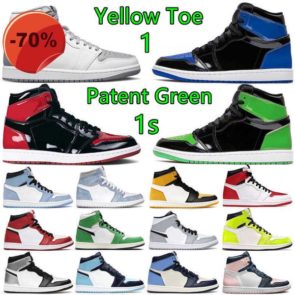hing shoes 1 mens basketball shoes 1s stealth patent green yellow toe royal bred university blue visionaire obsidian light smoke grey lucky, Black
hing shoes 1 mens basketball shoes 1s stealth patent green yellow toe royal bred university blue visionaire obsidian light smoke grey lucky, Black