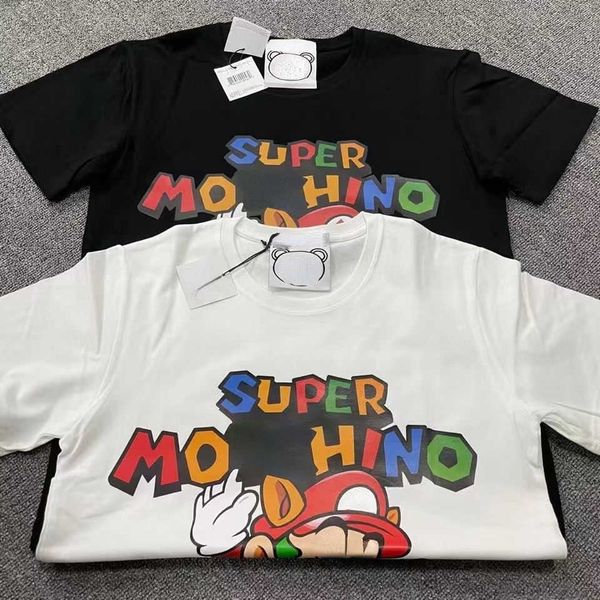 summer short sleeved t shirt mens sweatshirt cartoon printed cotton t-shirt mosch designer tshirt men women casual pullover tee 4xl 5xl, White;black
summer short sleeved t shirt mens sweatshirt cartoon printed cotton t-shirt mosch designer tshirt men women casual pullover tee 4xl 5xl, White;black