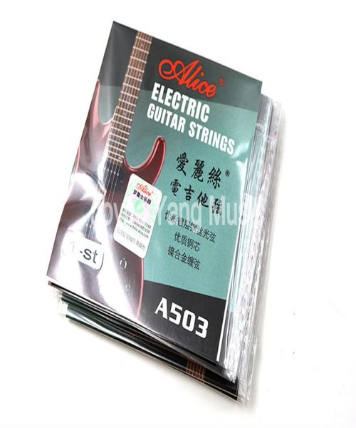 

10 pack alice a503009010 in electric guitar strings e1st single plated steel string 84326112400