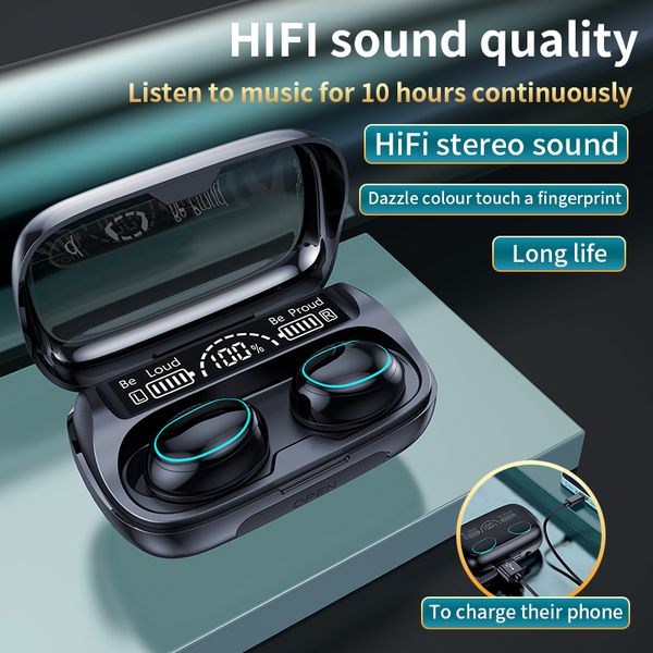 5.2 bluetooth headphone wireless earphone noise cancelling led display touch control 9d hifi stereo sound waterproof with charging case
5.2 bluetooth headphone wireless earphone noise cancelling led display touch control 9d hifi stereo sound waterproof with charging case
