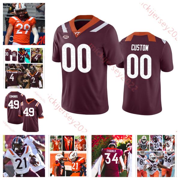 custom virginia tech football jersey armany chatman tyler childress kenji christian parker clements chamarri conner drake de iuliis virginia, Black
custom virginia tech football jersey armany chatman tyler childress kenji christian parker clements chamarri conner drake de iuliis virginia, Black