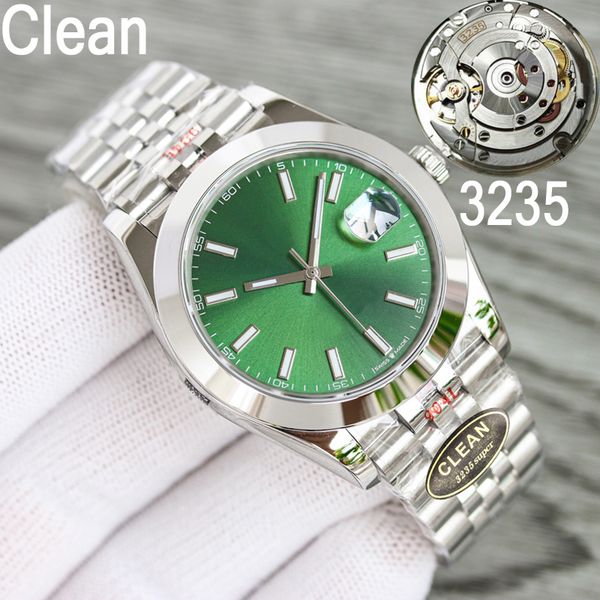clean factory mens luxury watches eta3235 v11 automatic mechanical green dial 126334 sapphire datejust waterproof watch 904l original clasp, Slivery;brown
clean factory mens luxury watches eta3235 v11 automatic mechanical green dial 126334 sapphire datejust waterproof watch 904l original clasp, Slivery;brown