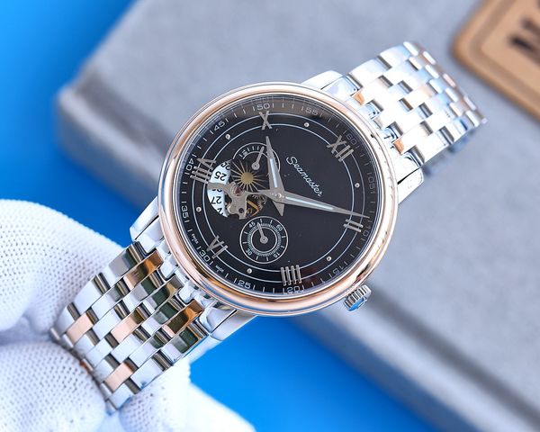 men's fashion business designer watch full-automatic movement watches sapphire glass 316l refined steel strap watchs 39mm, Slivery;brown
men's fashion business designer watch full-automatic movement watches sapphire glass 316l refined steel strap watchs 39mm, Slivery;brown