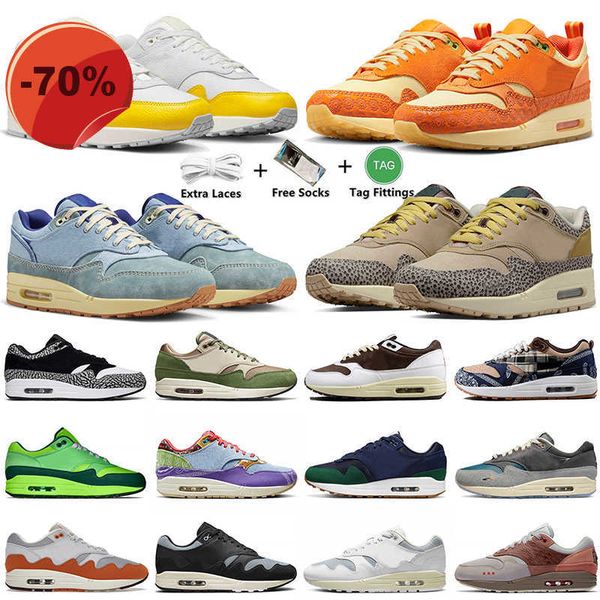 2023 fashion patta waves airmaxs 1 running shoes airs monarch 1s 87 treeline dirty denim safari trainers cactus jack amsterdam sports max, Black
2023 fashion patta waves airmaxs 1 running shoes airs monarch 1s 87 treeline dirty denim safari trainers cactus jack amsterdam sports max, Black