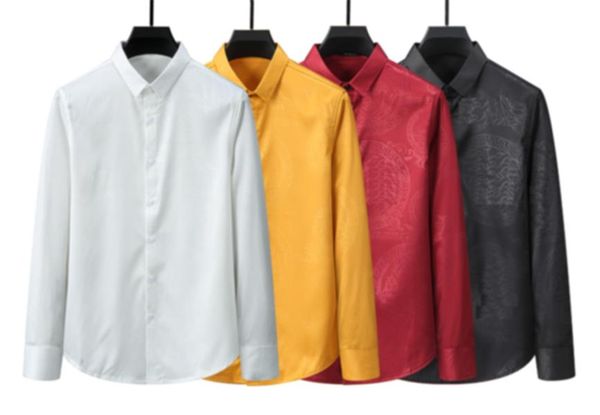 2023designer mens dress shirt casual slim silk t-shirt long sleeve casual business clothing plaid men asian szie -xxxl, White;black
2023designer mens dress shirt casual slim silk t-shirt long sleeve casual business clothing plaid men asian szie -xxxl, White;black