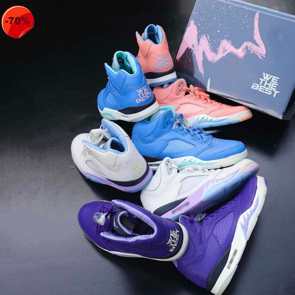 dj khaled x we the jumpman 5 5s mens retro basketball shoes sneaker fashion purple orange blue sail mens outdoor trainers sports, Black
dj khaled x we the jumpman 5 5s mens retro basketball shoes sneaker fashion purple orange blue sail mens outdoor trainers sports, Black