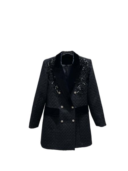 women's outerwear & coatsnew heavy industry sequins decorative elegant style woven fabric, Black;brown
women's outerwear & coatsnew heavy industry sequins decorative elegant style woven fabric, Black;brown