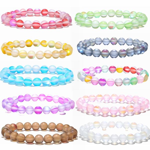 8mm shining moonstone beaded bracelet colorful labradorite crystal bracelets for women men couple bracelet jewelry, Black
8mm shining moonstone beaded bracelet colorful labradorite crystal bracelets for women men couple bracelet jewelry, Black
