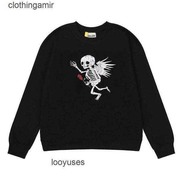 cotton dept hoodies sweaters streetwear designer fashion round galleryes angel skeleton wings rose print neck pure sweater men g280, Black
cotton dept hoodies sweaters streetwear designer fashion round galleryes angel skeleton wings rose print neck pure sweater men g280, Black