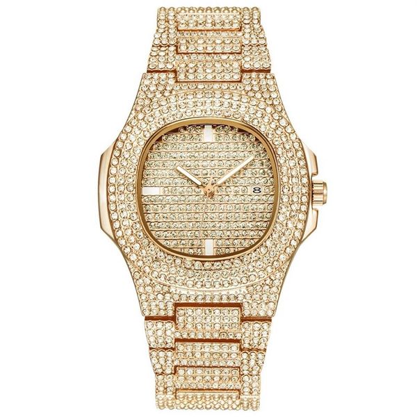 diamond watch for men women hip hop iced out watch men quartz watches stainless steel band business wristwatch man215b, Slivery;brown
diamond watch for men women hip hop iced out watch men quartz watches stainless steel band business wristwatch man215b, Slivery;brown