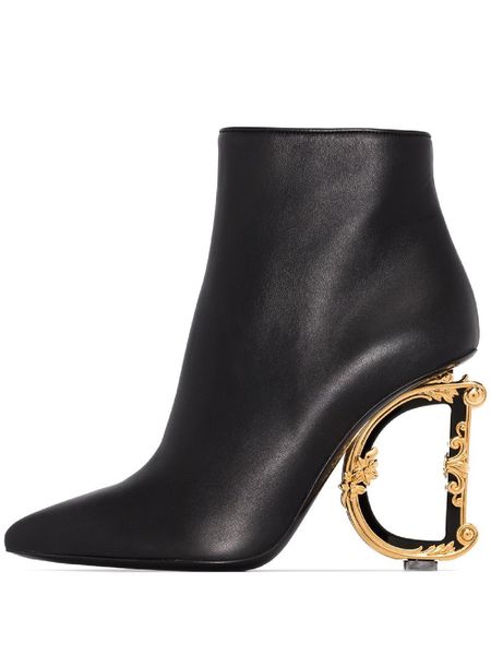 winter fashion luxury keira ankle boots women nappa leather pop rounded toe gold-colored metal booties baroque heel lady fashion booty eu35-, Black
winter fashion luxury keira ankle boots women nappa leather pop rounded toe gold-colored metal booties baroque heel lady fashion booty eu35-, Black