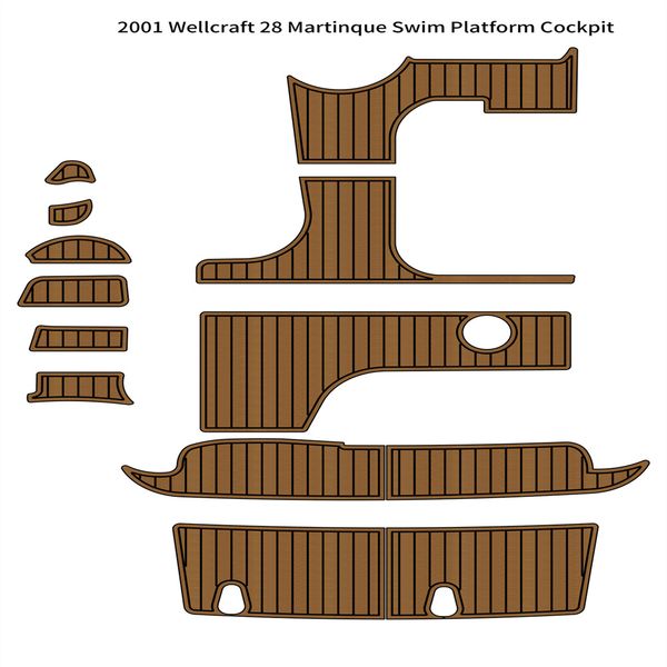 2001 wellcraft 28 martinque swim platform cockpit boat eva teak deck floor pad
2001 wellcraft 28 martinque swim platform cockpit boat eva teak deck floor pad