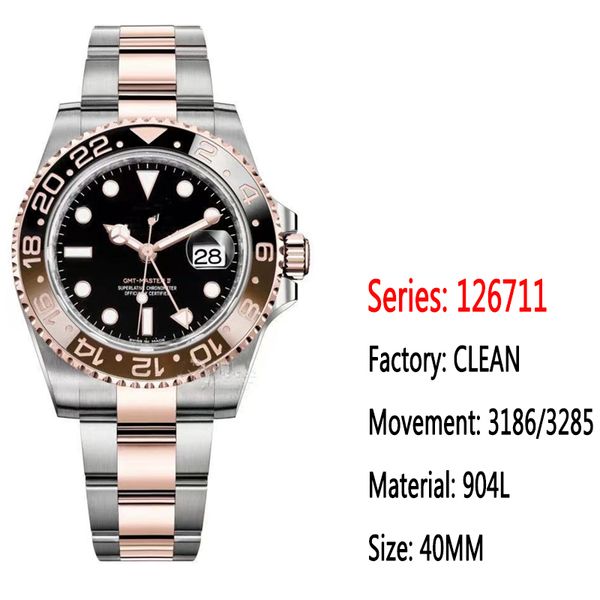 v4 gmt cf126711 cal.3186/3285 automatic mens watch brown and black ceramic bezel 904l stainless steel bracelet with same serial, Slivery;brown
v4 gmt cf126711 cal.3186/3285 automatic mens watch brown and black ceramic bezel 904l stainless steel bracelet with same serial, Slivery;brown