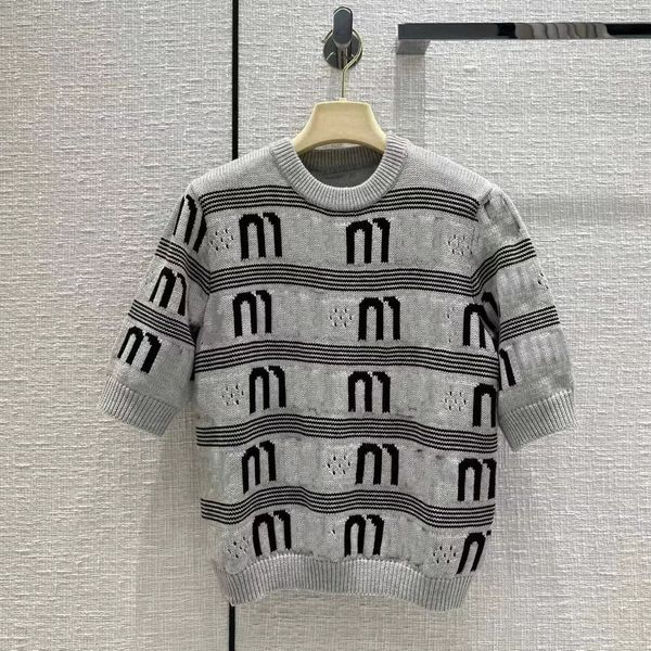 designer sweater women's new simple classic letter gray striped turtleneck knitted top, White;black
designer sweater women's new simple classic letter gray striped turtleneck knitted top, White;black